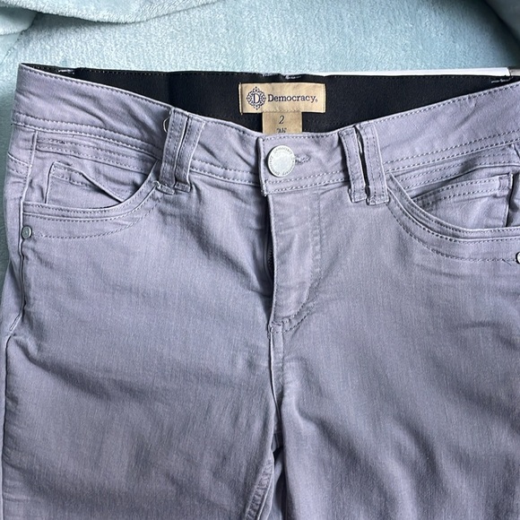 Democracy Ab Solution Grey Ankle Pants - Picture 6 of 8